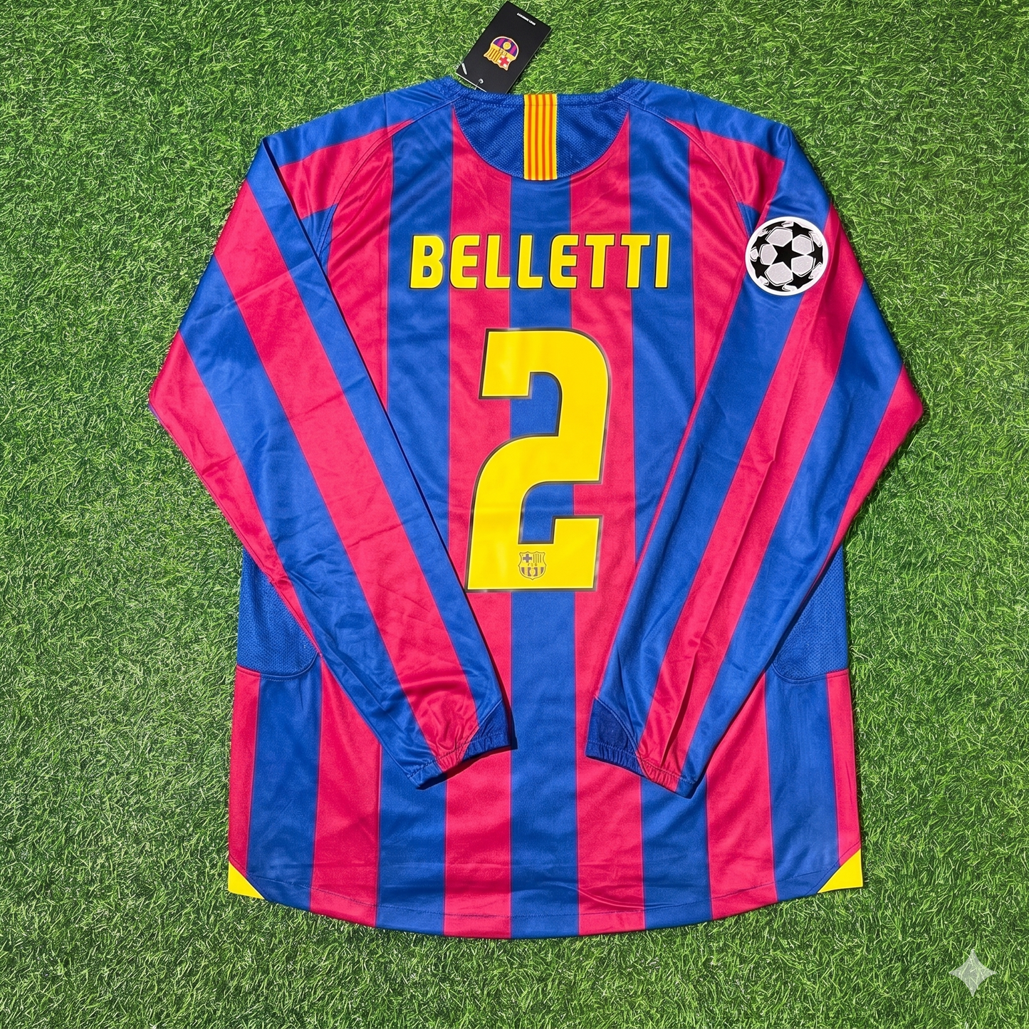 Juliano Belletti Barcelona 2006 Final Retro Football Jersey