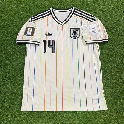 Junya Ito Japan 2026 World Cup Away White Football Jersey Trikot Maillot