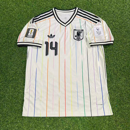 Junya Ito Japan 2026 World Cup Away White Football Jersey Trikot Maillot
