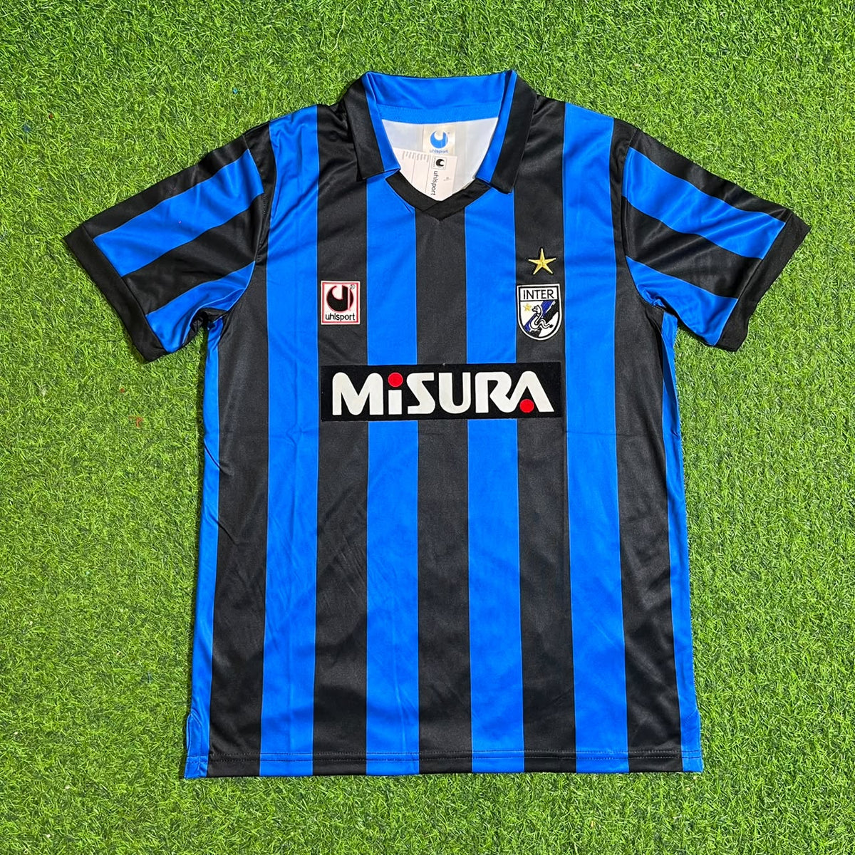 Jürgen Klinsmann Inter 1988/1990 Retro Home Football Jersey