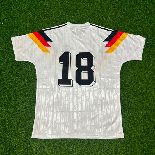 Jürgen Klinsmann Deutschland 1990 Weltmeisterschaft Germany Retro Fußballtrikot