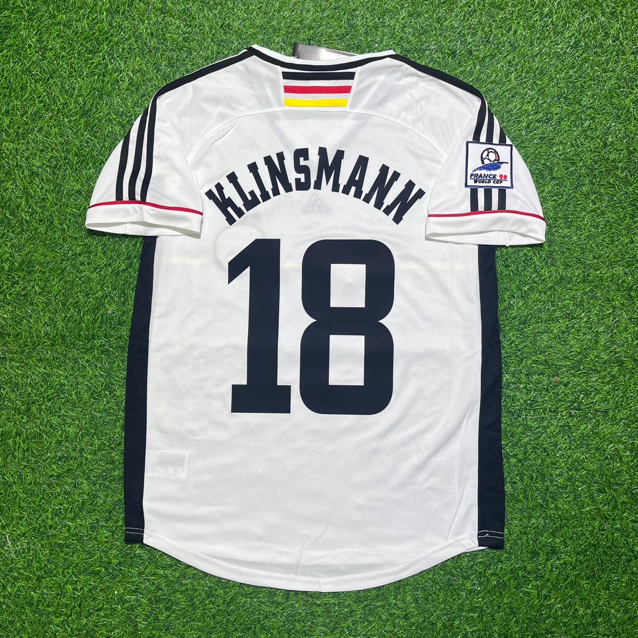 Jürgen Klinsmann Deutschland 1998 Weltmeisterschaft Retro Fußballtrikot