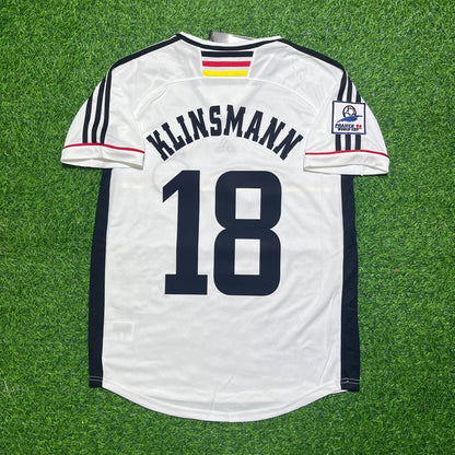 Jürgen Klinsmann Deutschland 1998 Weltmeisterschaft Retro Fußballtrikot