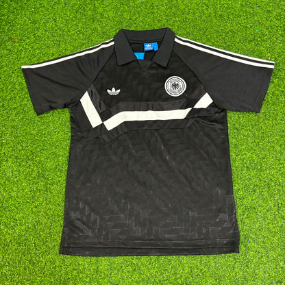 Jürgen Klinsmann Deutschland 1990 WM Schwarzes Retro Fußballtrikot
