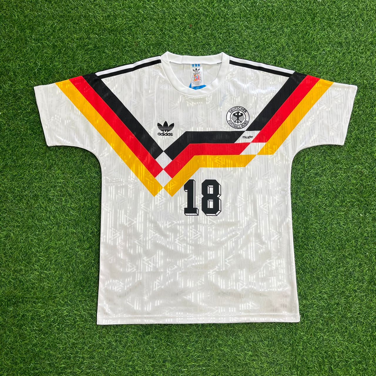 Jürgen Klinsmann Germany 1990 World Cup Retro Football Jersey Kit