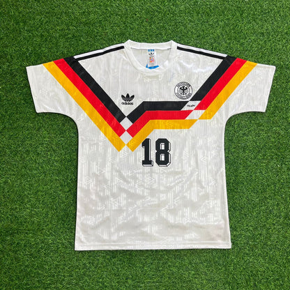 Jürgen Klinsmann Germany 1990 World Cup Retro Football Jersey Kit