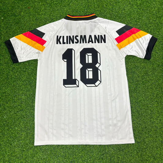 Jürgen Klinsmann Germany 1992 Retro Football Jersey
