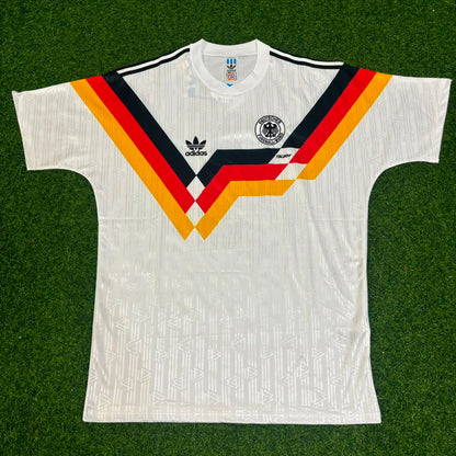 Jürgen Kohler Germany 1990 World Cup Retro Football Jersey Trikot Maillot
