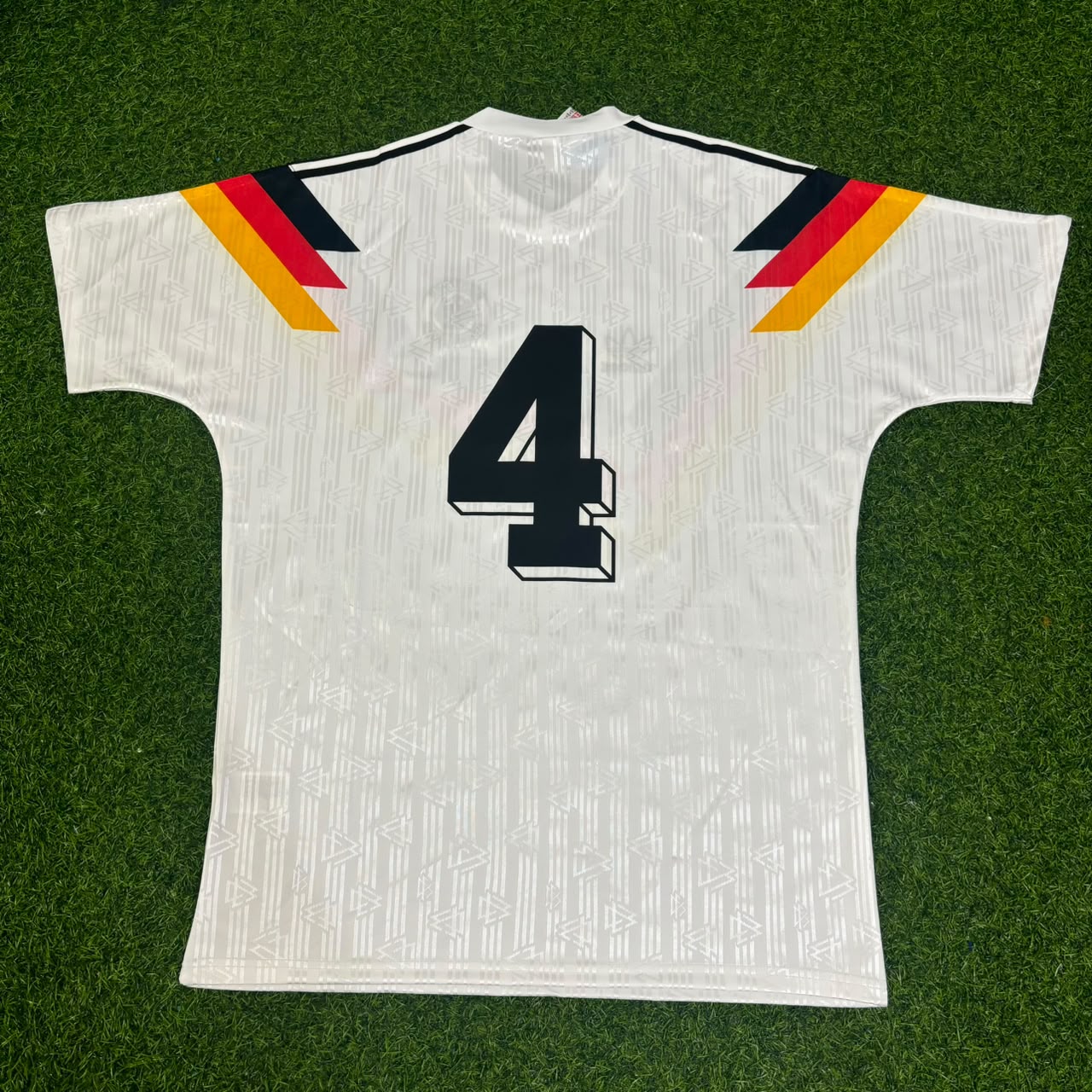 Jürgen Kohler Germany 1990 World Cup Retro Football Jersey Trikot Maillot