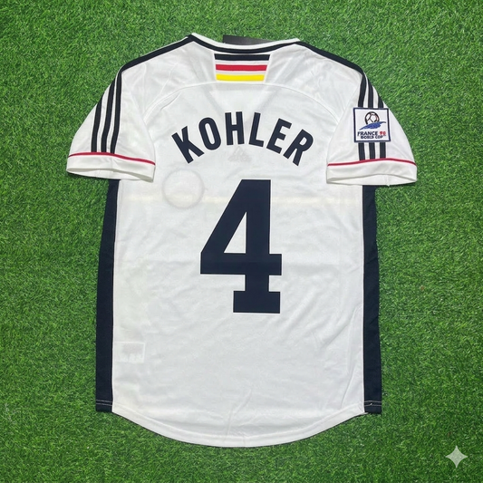 Jürgen Kohler Deutschland 1998 Weltmeisterschaft Retro Fußballtrikot
