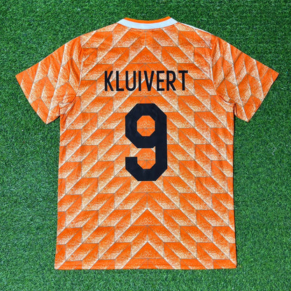Justin Kluivert Netherlands Home Retro Football Jersey Kit