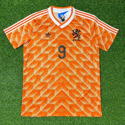Justin Kluivert Netherlands Home Retro Football Jersey Kit