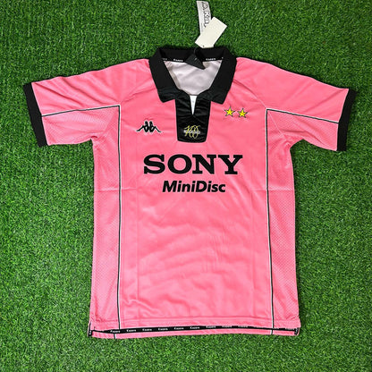 Juventus 1996-1998 Retro Pink Kit Jersey – | Trikot | Maillot