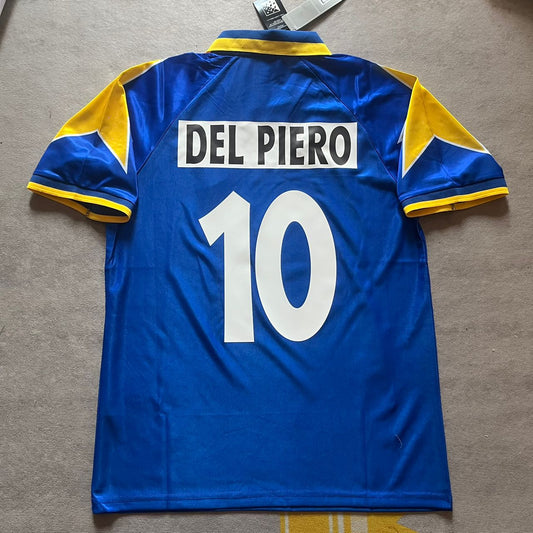 Alessandro Del Piero Juventus Blue Retro Football Jersey