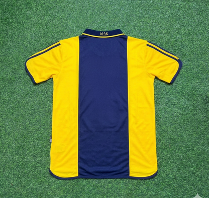 AFC Ajax 2000/2001 Retro Yellow Football Jersey
