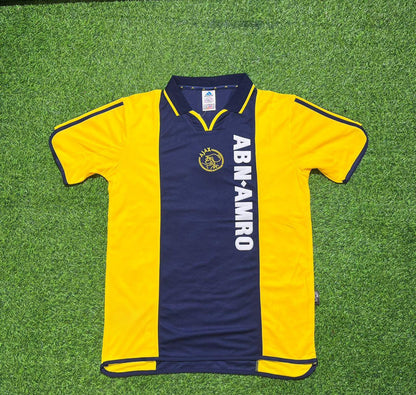 AFC Ajax 2000/2001 Retro Yellow Football Jersey