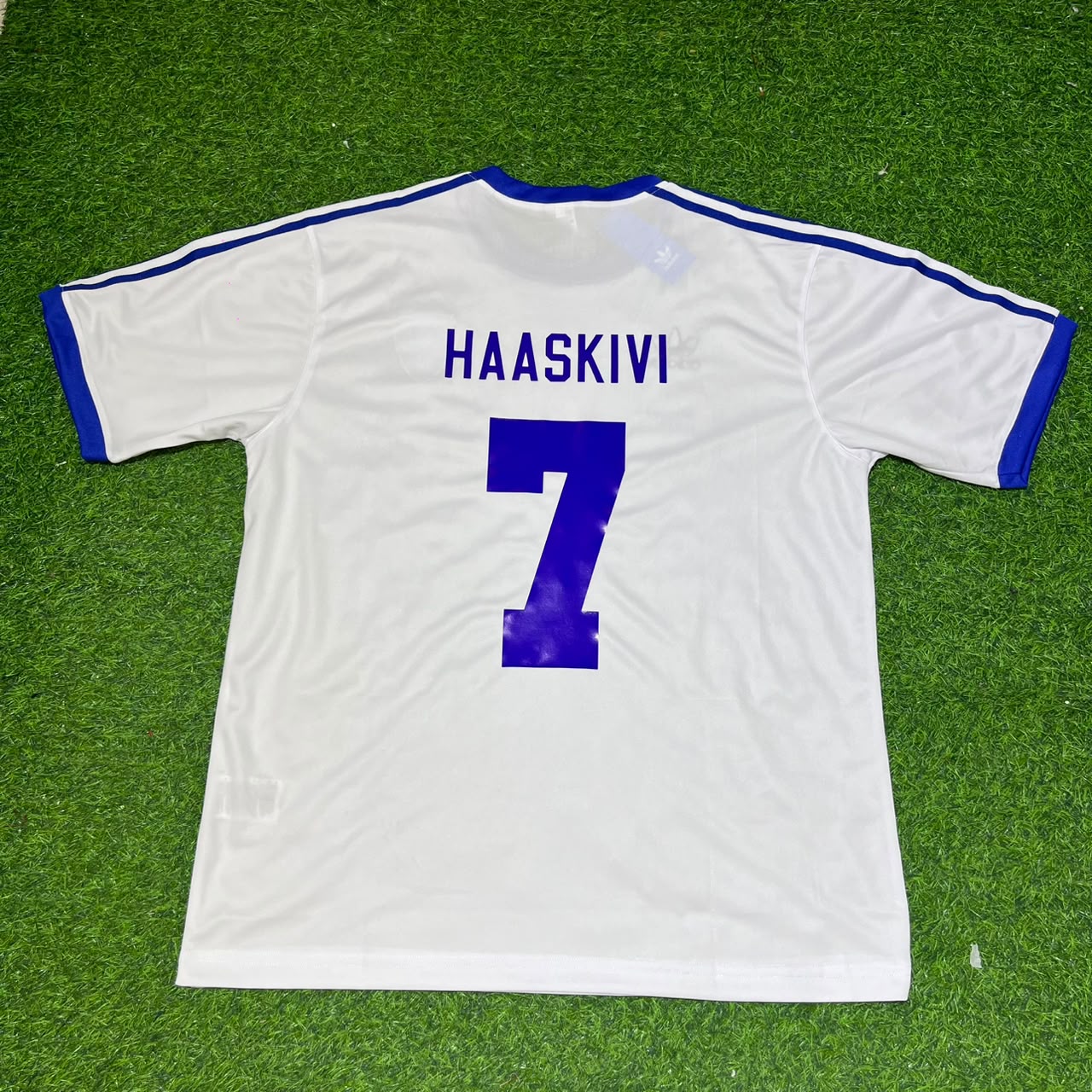 Finland Suomi Haaskivi 1982 Home Retro Football Shirt Jalkapallopaita