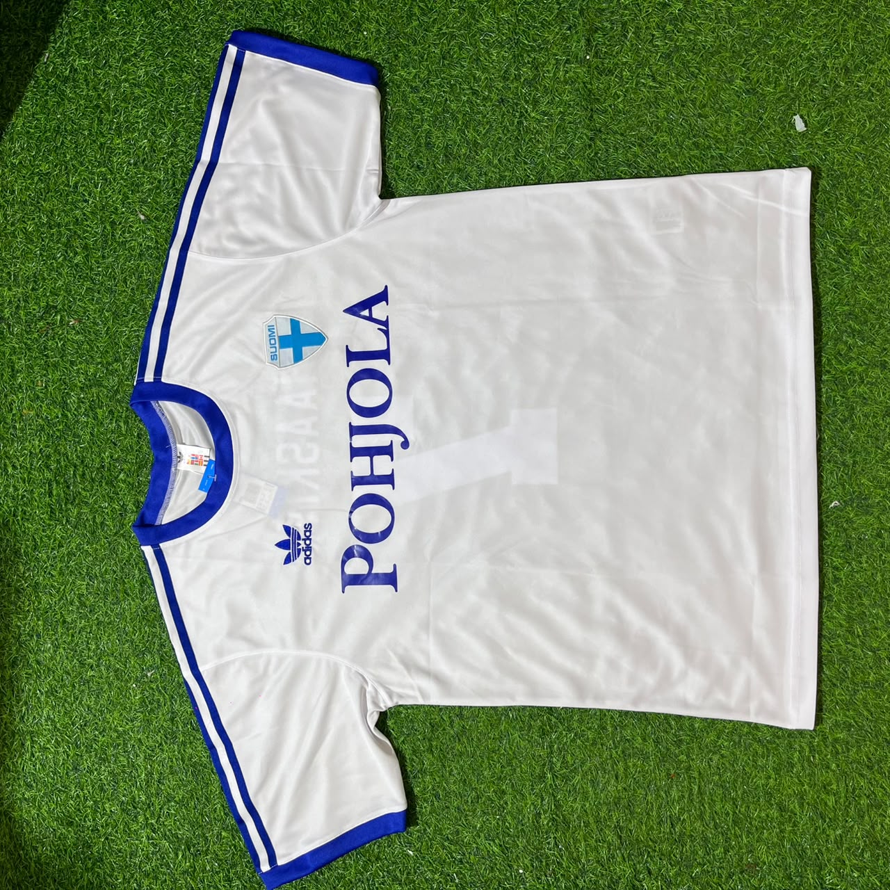 Finland Suomi Haaskivi 1982 Home Retro Football Shirt Jalkapallopaita
