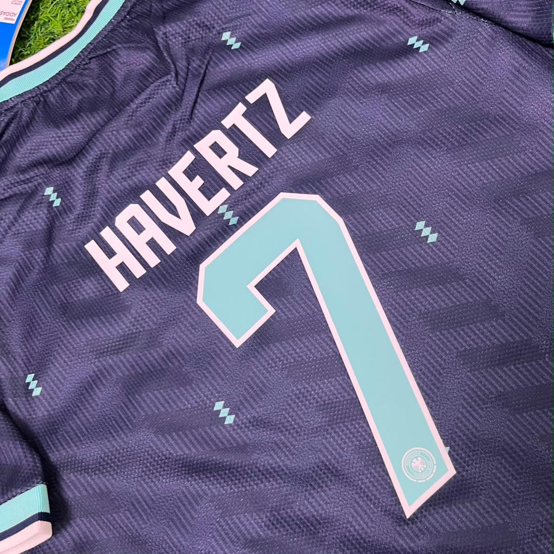 Kai Havertz Germany 2026 World Cup Kids Away Blue Football Jersey Kit