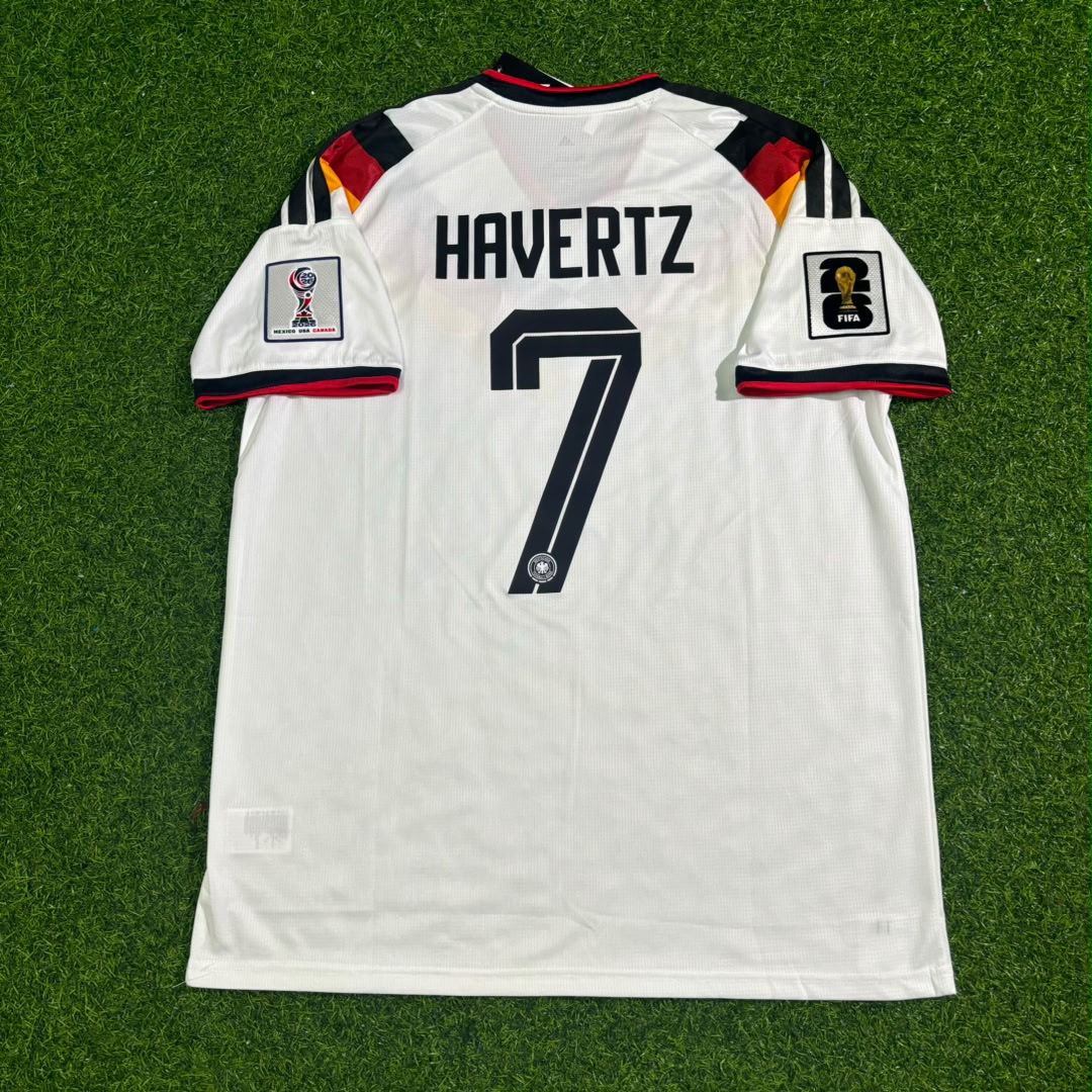 Kai Havertz Germany 2026 World Cup White Home Football Jersey