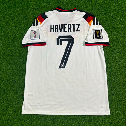 Kai Havertz Germany 2026 World Cup White Home Football Jersey