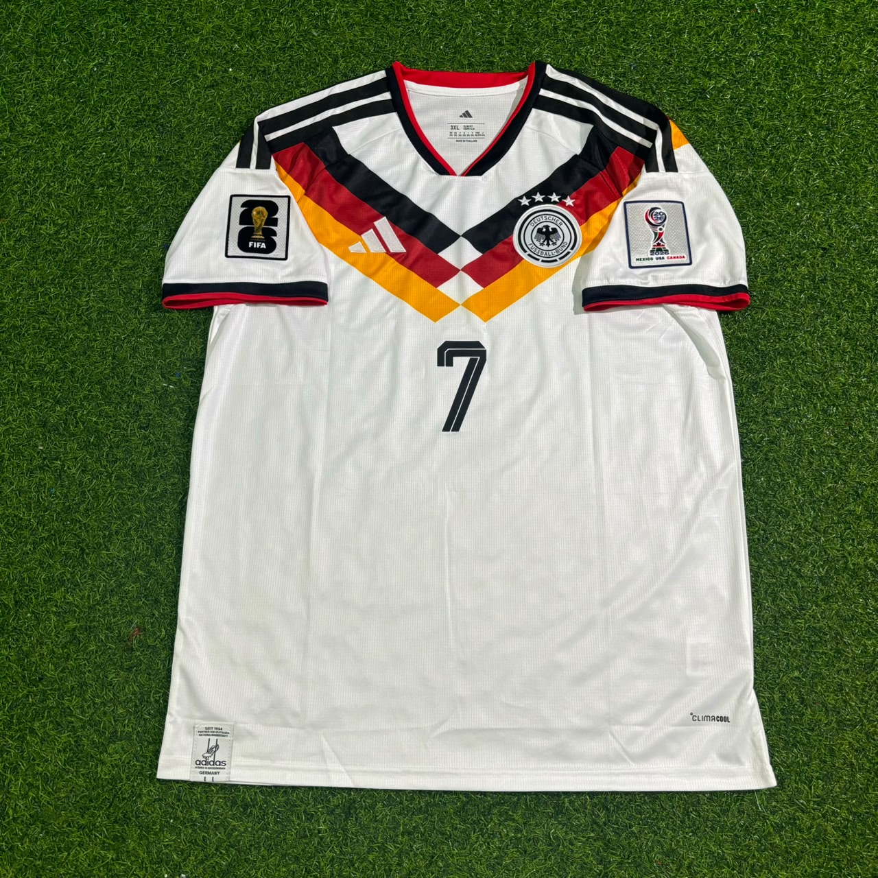 Kai Havertz Germany 2026 World Cup White Home Football Jersey
