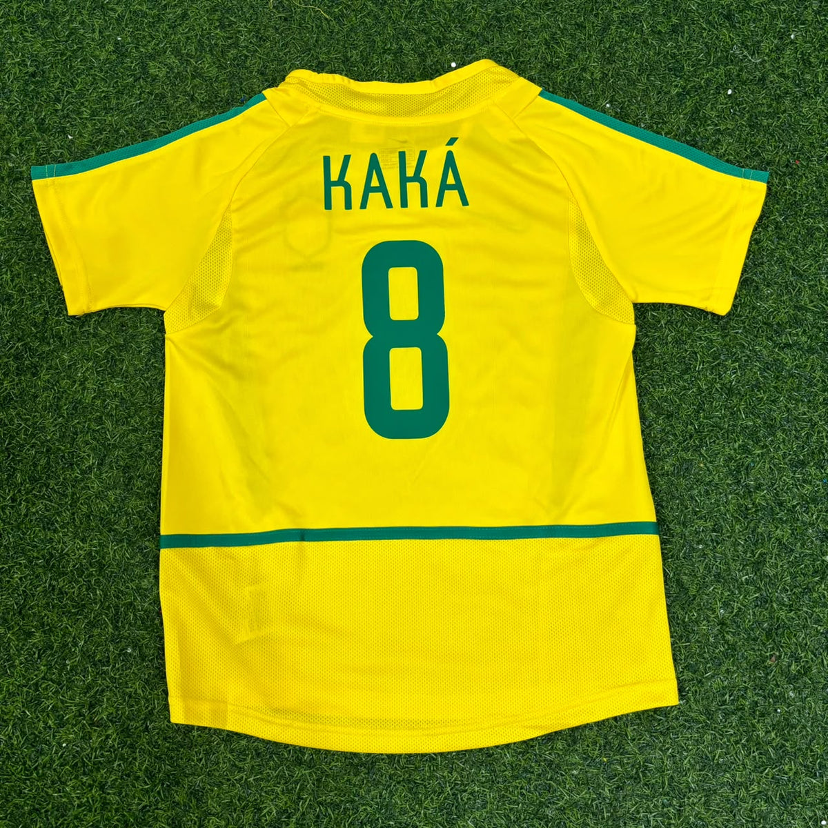 Kaká Leite 8- Brazil Retro Kids Football Jersey
