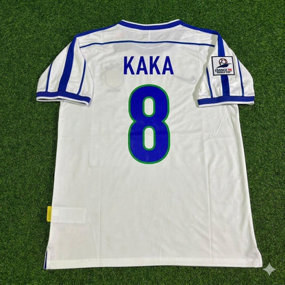 Kaka’ #8 Brazil 1998 World Cup Retro Football Jersey