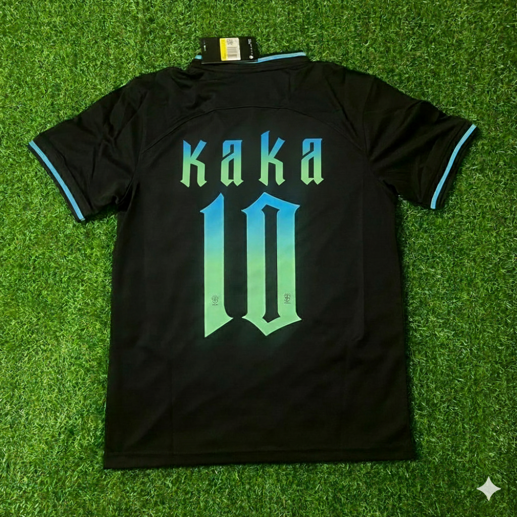 Kaka Leite Brazil Retro Football Jersey Trikot Maglia Soccer Shirt