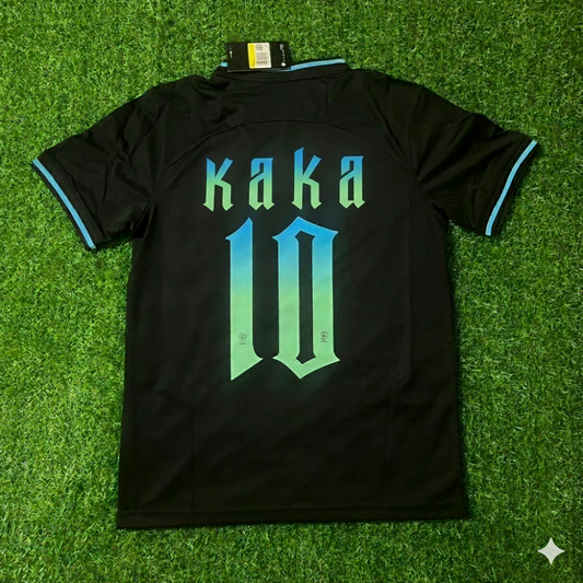 Kaka Leite Brazil Retro Football Jersey Trikot Maglia Soccer Shirt