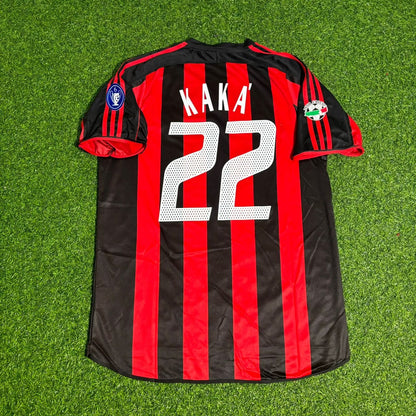 Kaká Leite 22 Milan 2003/2004 Home Retro Football Jersey
