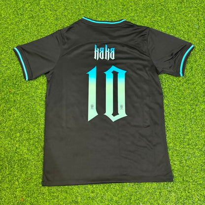 Kaka Leite Brazil Retro Football Jersey Trikot Maglia Soccer Shirt