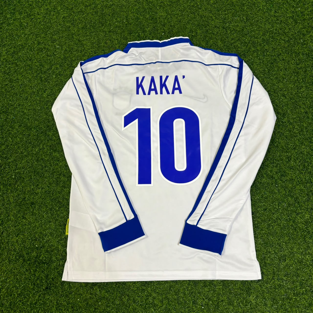 Kaka Leite Brazil Long Sleeve Retro Football Jersey Trikot Maillot