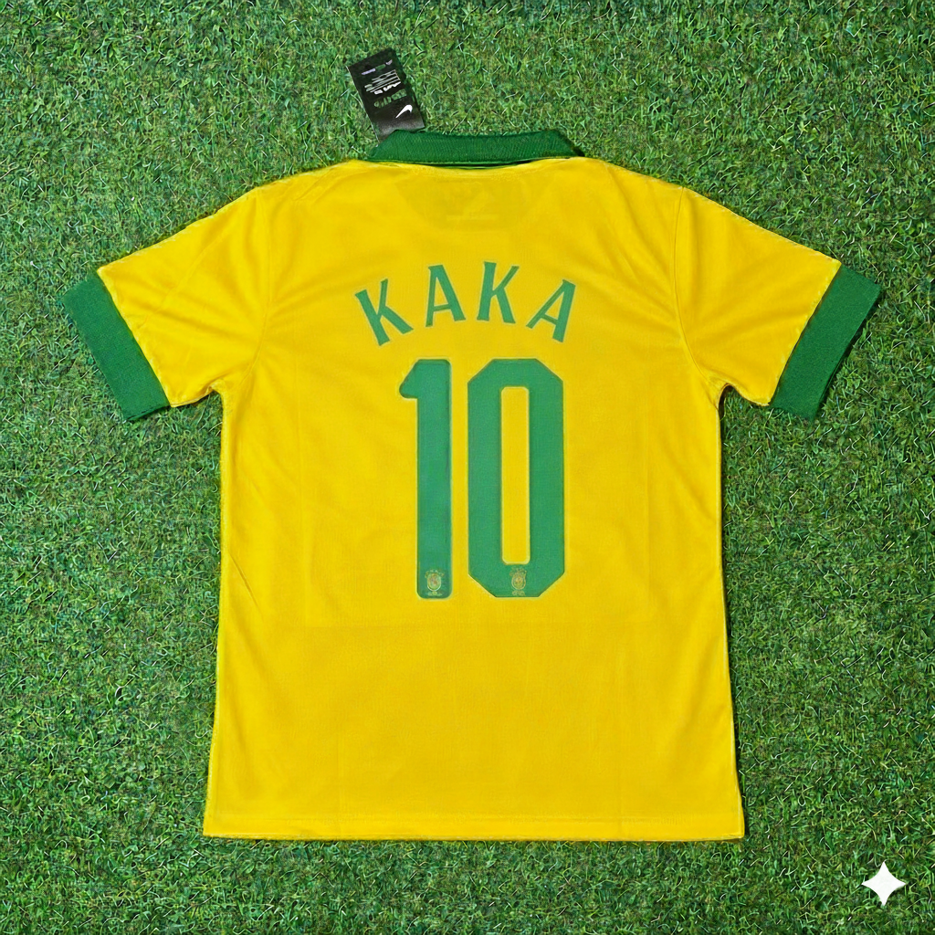 Kaka Leite Brazil Retro Football Jersey Kit