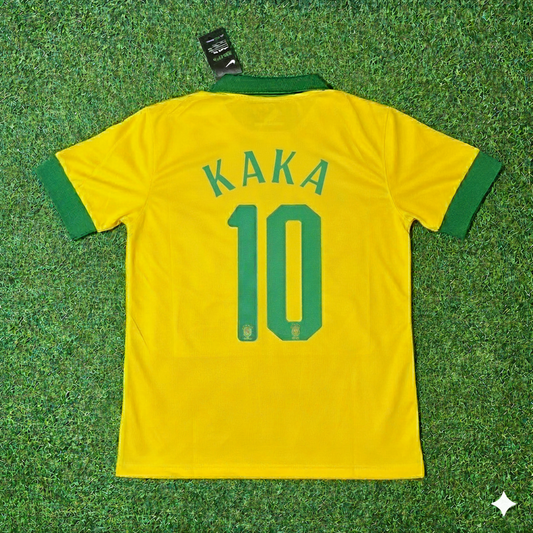 Kaka Leite Brazil Retro Football Jersey Kit