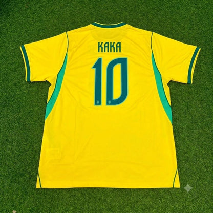 Kaka Leite Brazil Commemorative Special Retro Football Jersey Kit
