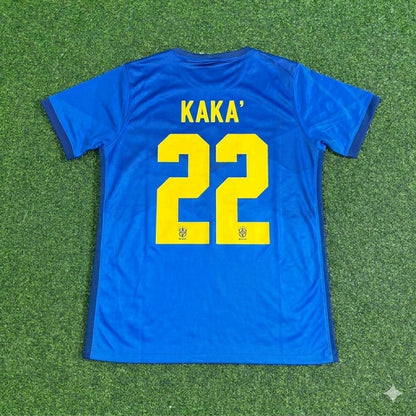 Kaka Leite Brazil Blue Football Jersey Trikot Maillot