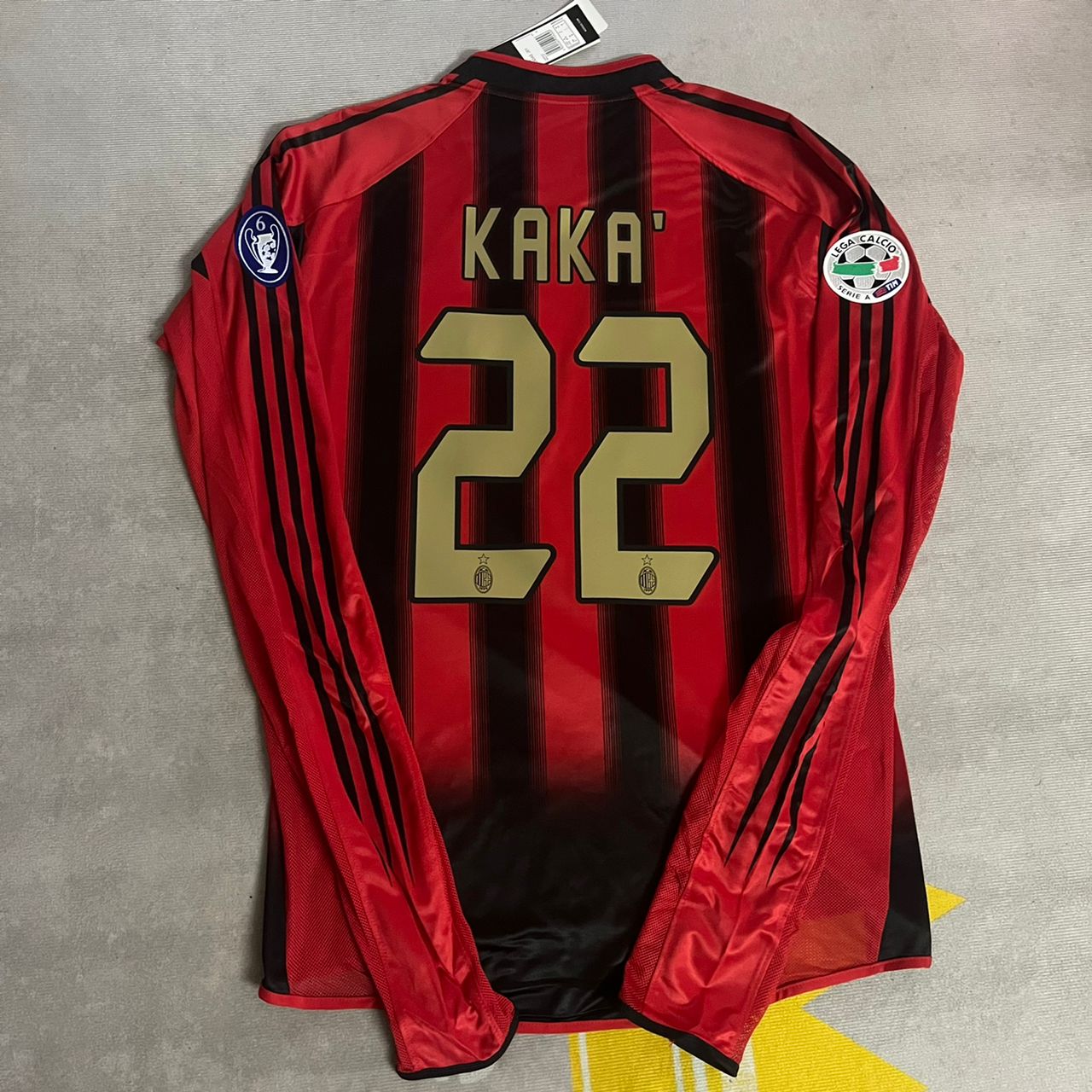 Kaká Leite AC Milan 2004 Red Black Retro Jersey