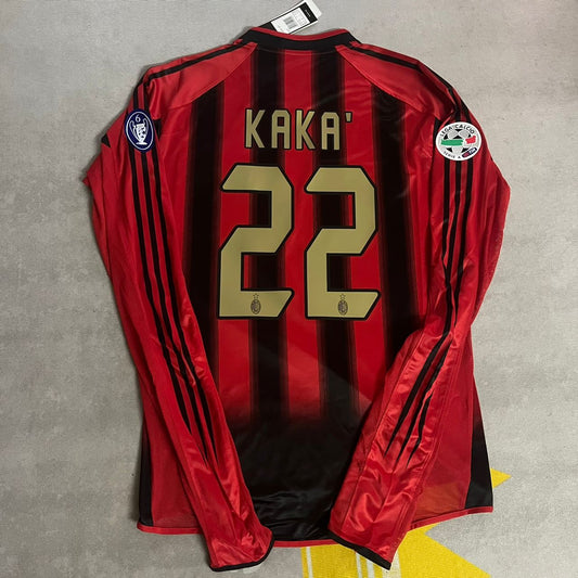 Kaká Leite Milan Weißes Retro-Fußballtrikot