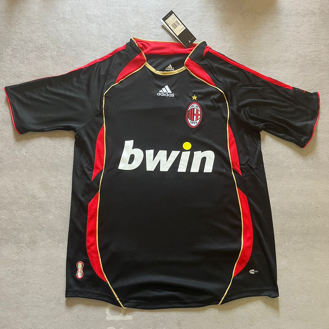 Retro AC Milan 2007 Champions League Final Kaka' 22 Tamanho M Assunção Retro AC Milan 2007 Champions League Final Kaka' 22 Tamanho M Assunção
