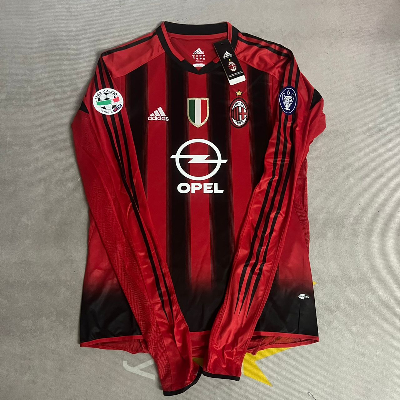 Kaká Leite AC Milan 2004 Red Black Retro Jersey