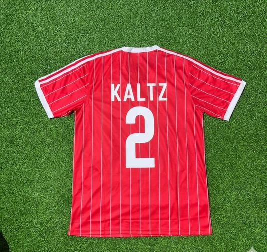 Manfred Kaltz Hamburger SV Rotes Heimtrikot Retro Fußballtrikot