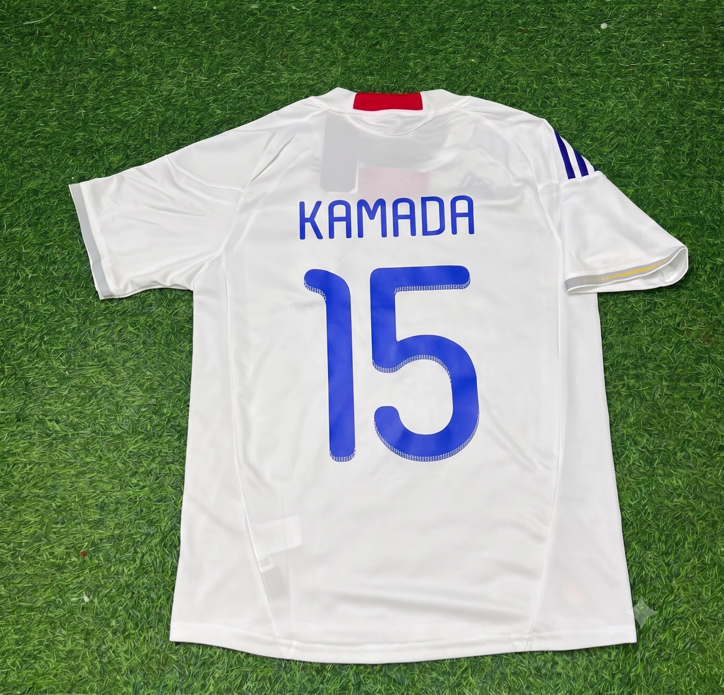 Daichi Kamada Japan White Retro Football Jersey