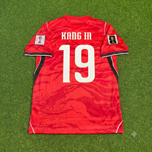 Kang-in Lee South Korea 2026 World Cup Red Football Jersey