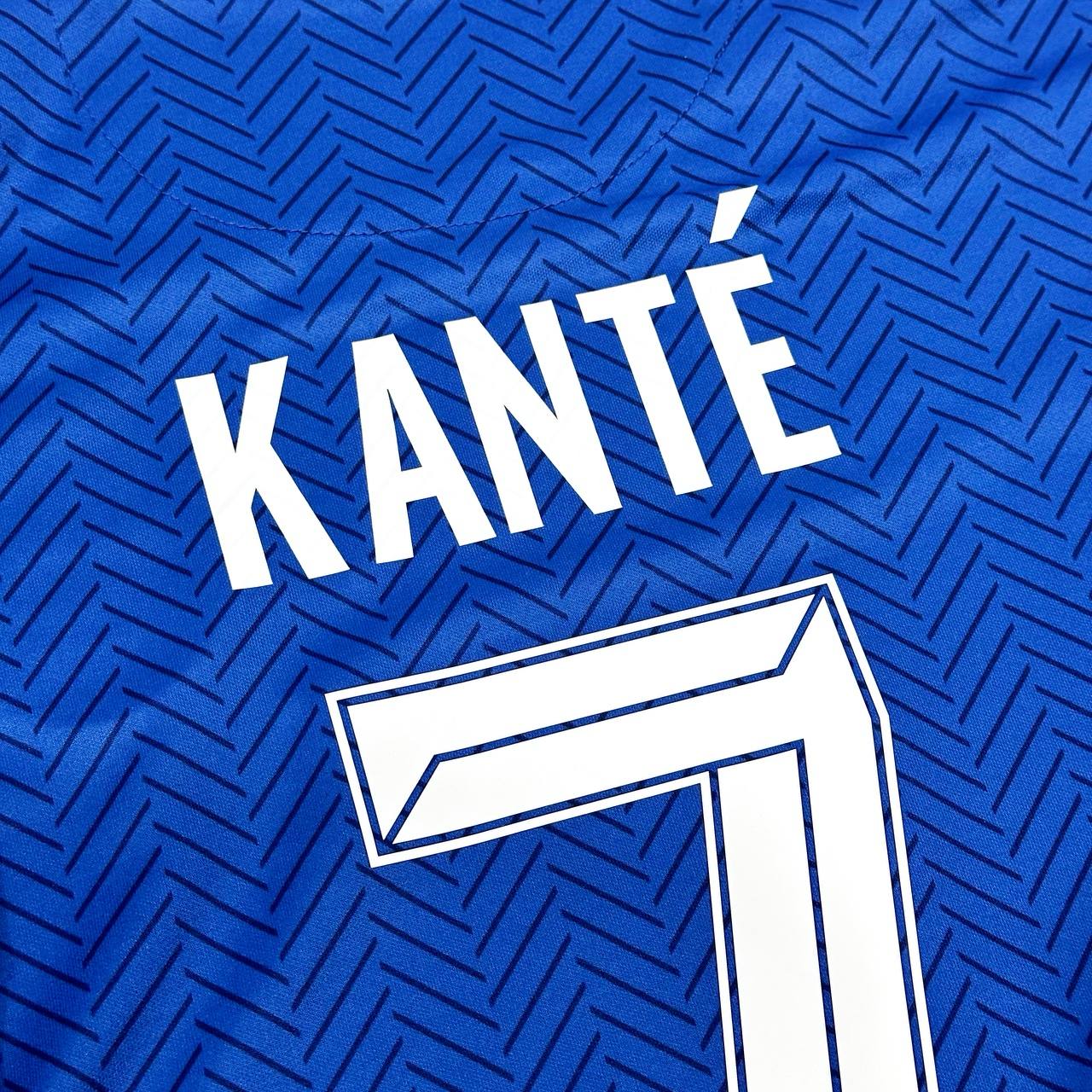 N'Golo Kante Chelsea 2021 Champions League Final Porto Blue Retro Kit Jersey Trikot Maglia