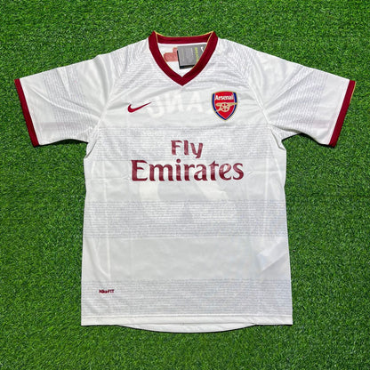 Kanu Arsenal 2004-2005 Away Retro White Football Jersey
