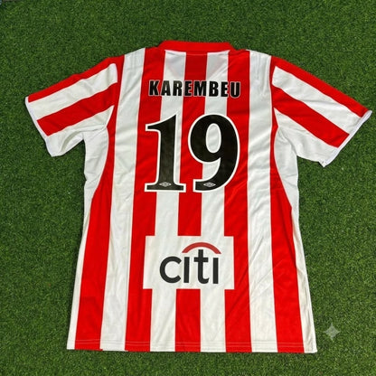 Christian Karembeu Olympiacos Special Retro Home Football Jersey Trikot Maillot