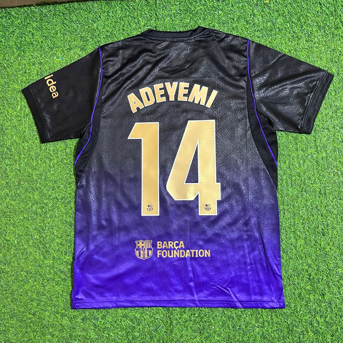 Karim Adeyemi #14 Barcelona 2027 New Season Away Kids Jersey Trikot Maillot Soccer Shirt