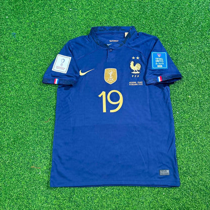 Karim Benzema France 2022 World Cup Final Retro Jersey Maillot Trikot Soccer Shirt