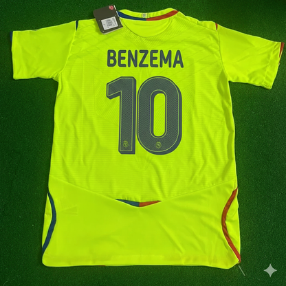 Karim Benzema – Olympique Lyon 2008–2009 Third Kit Jersey – | Trikot | Maillot Soccer Shirt